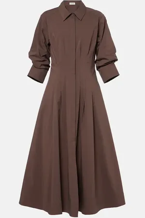 Simkhai Midikleid aus einem Baumwollgemisch
