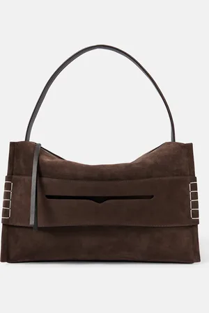 J.W.Anderson Tote Loafer Large aus Veloursleder