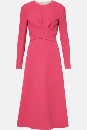EMILIA WICKSTEAD Midikleid Elta aus Crêpe