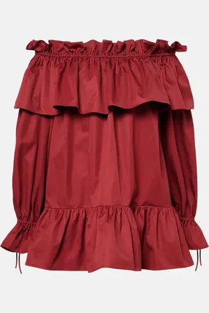 Saint Laurent Minikleid aus Baumwoll-Twill