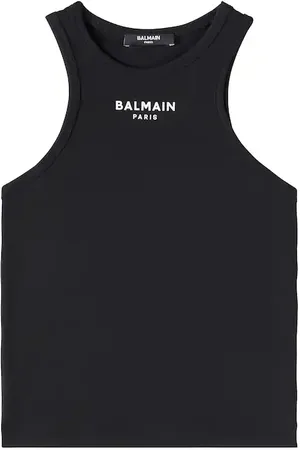 Balmain Top aus einem Baumwollgemisch