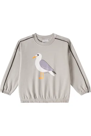 Mini Rodini Sweatshirt Seagull aus Baumwoll-Jersey