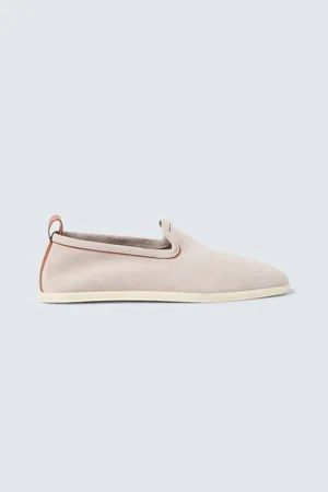 Loro Piana Slip-Ons Venice Walk aus Veloursleder