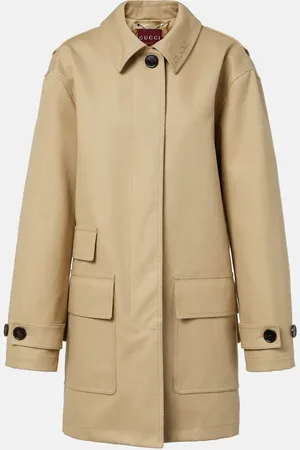 Gucci Mantel aus Baumwoll-Gabardine