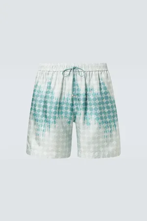 AMIRI Bedruckte Shorts MA Quad aus Seide