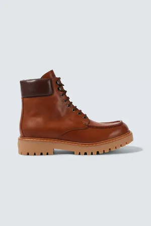Prada Schnürstiefel aus Leder