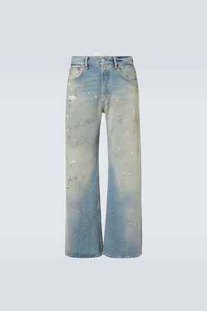 Acne Studios Bedruckte Mid-Rise Wide-Leg Jeans 2021M