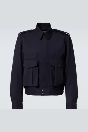 DRIES VAN NOTEN Jacke aus Woll-Gabardine