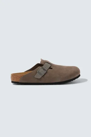 Birkenstock Slippers Boston Leve aus Veloursleder