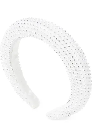 MONNALISA Haarreif aus Satin mit Kristallen