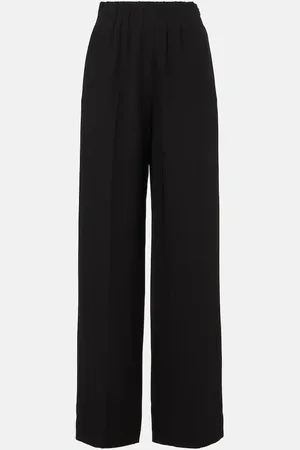 Fforme Weite High-Rise-Hose Maud aus Seiden-Cady