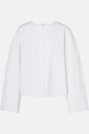 Fforme Oversize-Jacke Fish aus Baumwolle