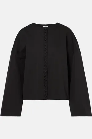 Fforme Oversize-Jacke Fish aus Baumwolle