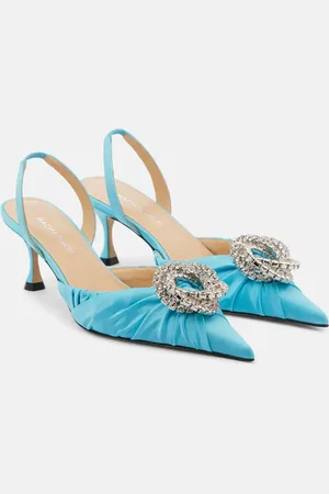 Mach & Mach Slingback-Pumps Galaxy 65 aus Satin