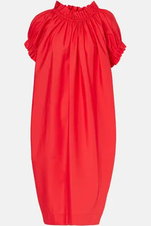 Simone Rocha Midikleid aus Baumwolle