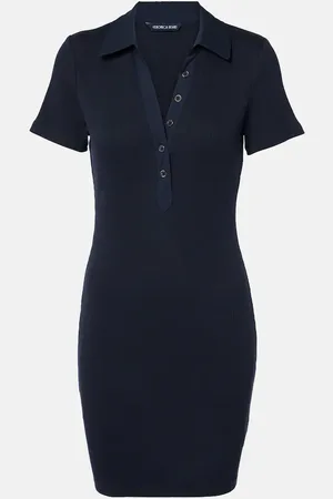 VERONICA BEARD Polokleid Bailey aus einem Baumwollgemisch