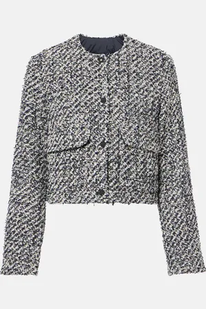 Moncler Cropped-Daunenjacke Dauphin aus Tweed