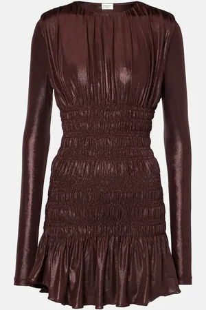 Saint Laurent Minikleid aus Lamé