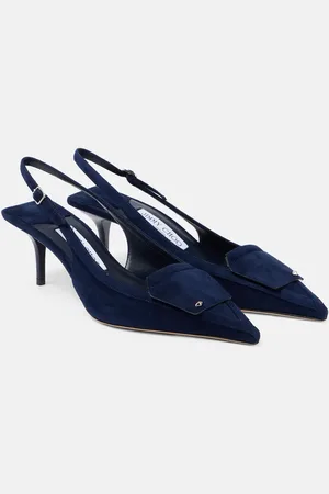 Jimmy Choo Slingback-Pumps Frances 60 aus Veloursleder