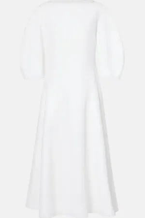 Jil Sander Midikleid aus Leinen