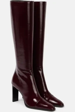 Saint Laurent Stiefel Venetia aus Leder