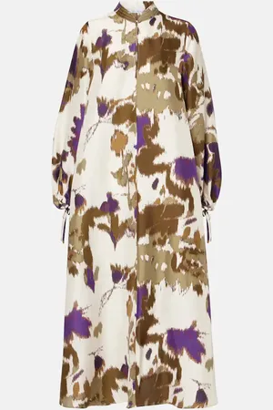 Max Mara Bedrucktes Maxikleid Maesa aus Seide