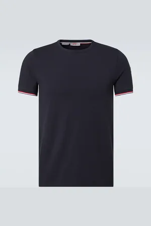 Moncler T-Shirt Tricolor aus Jersey