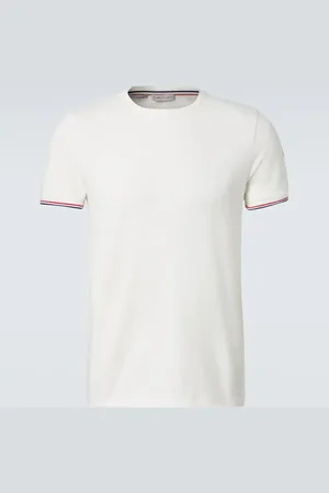 Moncler T-Shirt Tricolor aus Jersey