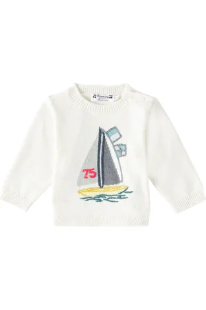 BONPOINT Baby Pullover Almire aus Baumwolle und Kaschmir