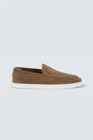 Christian Louboutin Slip-Ons Varsiboat aus Veloursleder