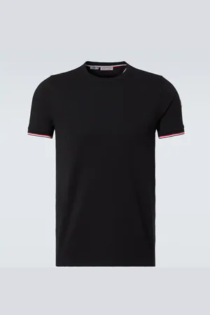 Moncler T-Shirt Tricolor aus Jersey