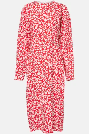 Marni Midikleid aus Satin