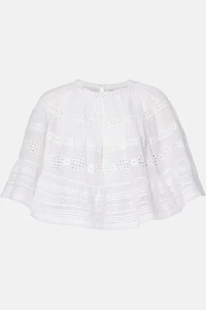 Marant Etoile Top Dilama aus Baumwoll-Voile