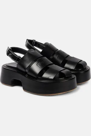 J.W.Anderson Plateausandalen aus Leder