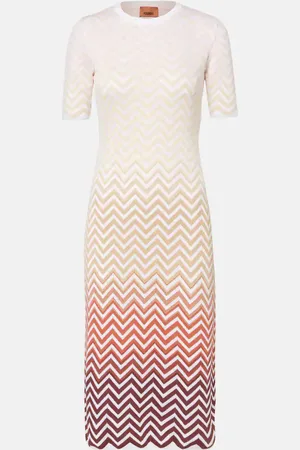 Missoni Midikleid aus einem Baumwollgemisch