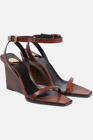 Saint Laurent Wedge-Sandalen May 90 aus Leder