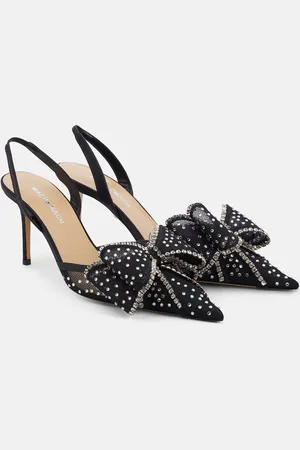 Mach & Mach Slingback-Pumps Le Cadeau mit Kristallen