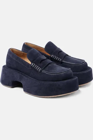 J.W.Anderson Plateau-Loafers aus Veloursleder