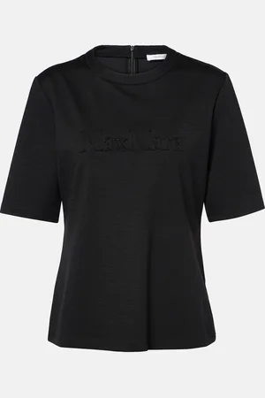 Max Mara Besticktes T-Shirt Peter aus Wolle