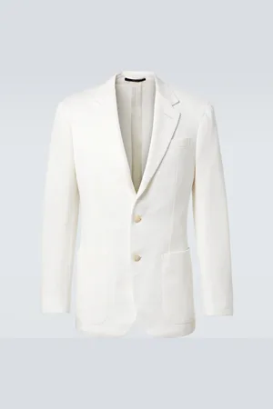 Dunhill Blazer aus Baumwoll-Piqué