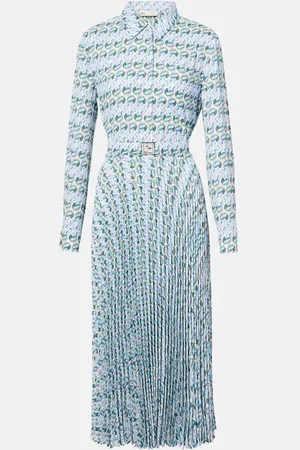 Tory Burch Bedrucktes Midikleid aus Twill