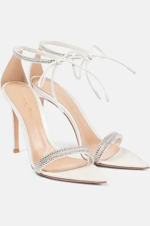 Gianvito Rossi Bridal Sandalen Montecarlo 105 mit Kristallen