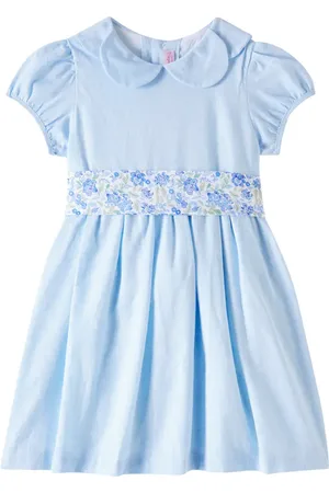 La Coqueta Kleid Madeira aus Baumwolle und Leinen