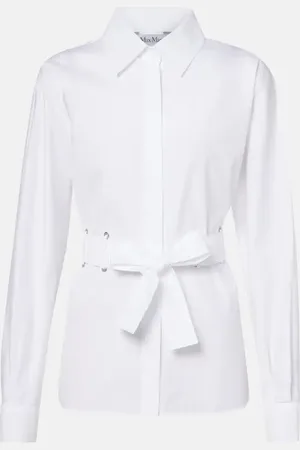 Max Mara Bluse Juglas aus Baumwolle