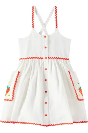 Stella McCartney Kleid aus Leinen und Baumwolle