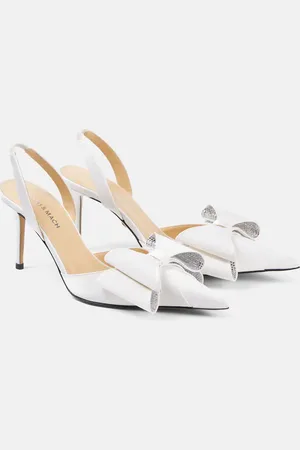 Mach & Mach Slingback-Pumps Le Cadeau 85 aus Satin