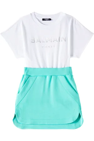 Balmain Kleid aus Baumwoll-Jersey