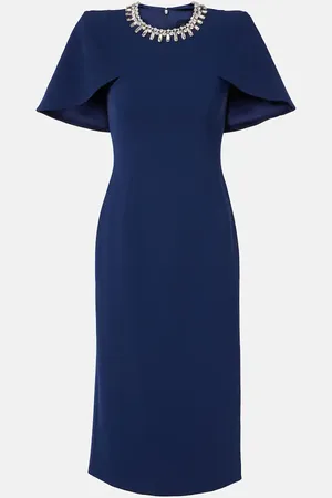 Jenny Packham Midikleid Thalia mit Kristallen