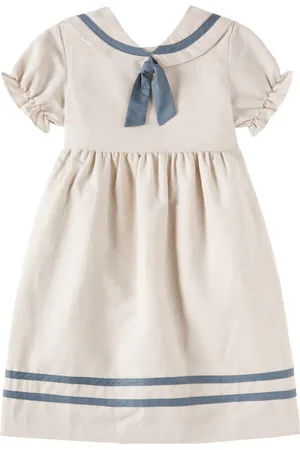 La Coqueta Kleid Cordelia aus Leinen und Baumwolle