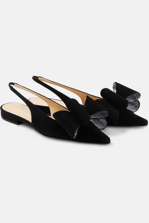 Mach & Mach Slingback-Ballerinas Le Cadeau aus Veloursleder